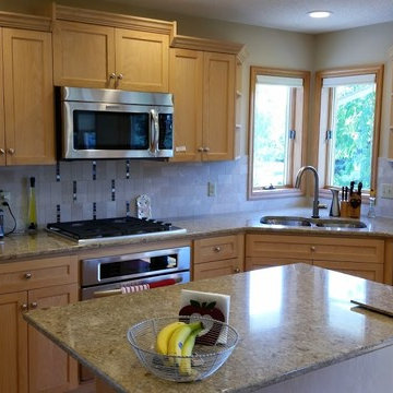 Whitewashed Oak Kitchen in Inver Grove Heights