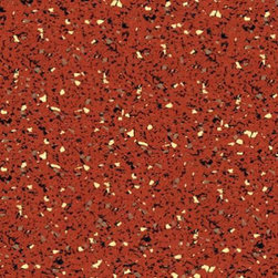 Molten Red Rubber Flooring - Flooring