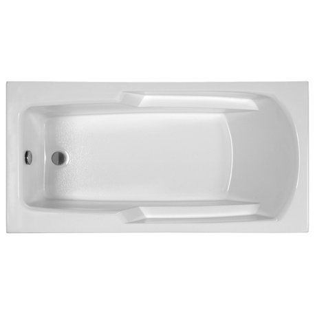 Drop, Soaking Bath White 60x29.75x17.375
