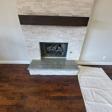 Contemporary Remodel Fireplace