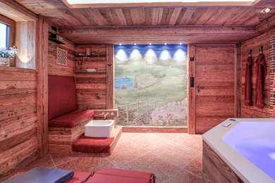 Rustikales Badezimmer in München