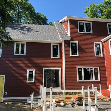Brookline Ma James Hardie with PVC Azek Trim Package