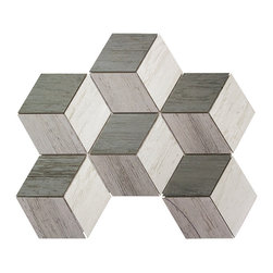 Local HDP&reg; Bistro, Lounge, & Market Cube Cool Mix - Wall And Floor Tile