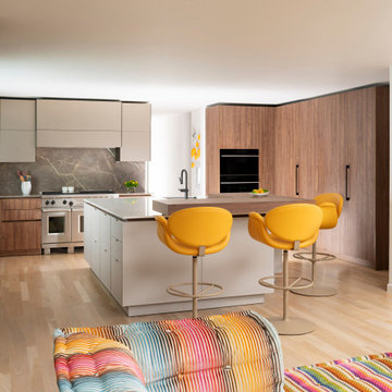 Mid-Century Kitchen and Bar Remodel