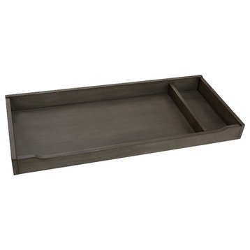 Westwood Design Taylor Farmhouse Wood Changer Topper in Dusk Gray