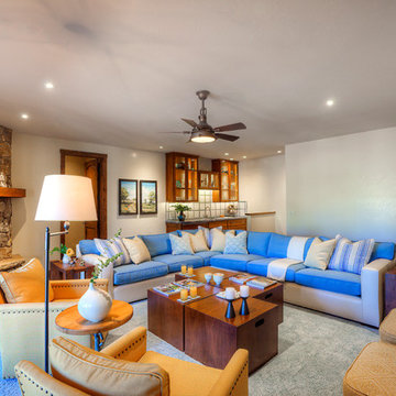 Mountain Living - Downstairs Family Room