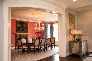 Inspiration for a timeless dining room remodel in Other