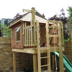A raised playhouse - Outdoor Playhouses