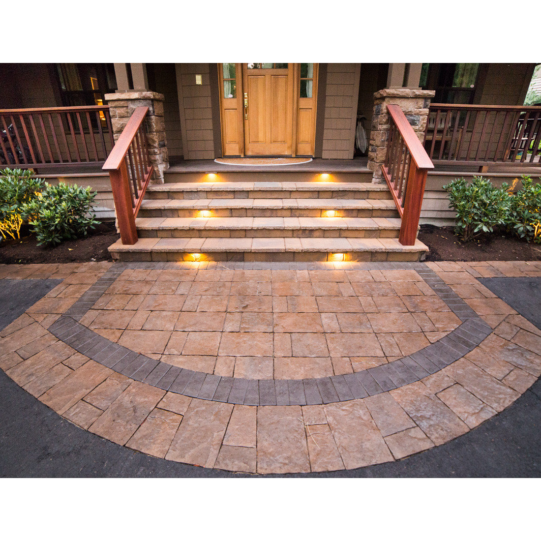Front Entry Paver Apron