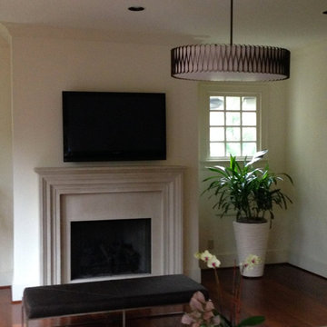Residential TV Installation over Fireplace
