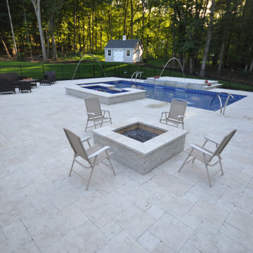 Backyard designed and built by Gappsi in Lloyd Harbor NY 11743