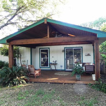rock house front porch idea
