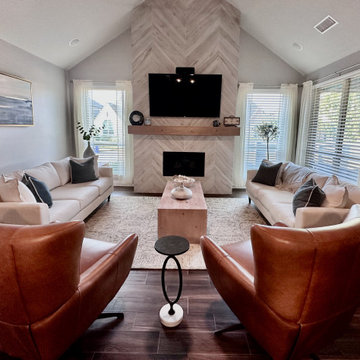 Living Room Refresh - Transitional Design