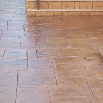 Residential Stamped Concrete Patios and Driveways
