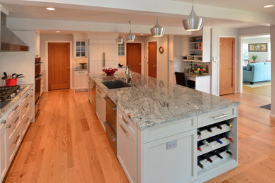 Inspiration for a transitional kitchen remodel in Seattle