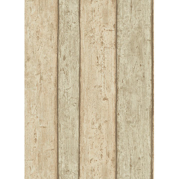 Wallpaper - DW2306827-11 Authentic Wood Wallpaper, Roll