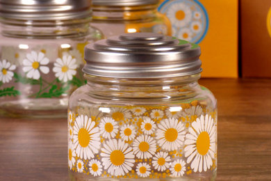 Retro 'Marguerite' Kitchen Storage Jar
