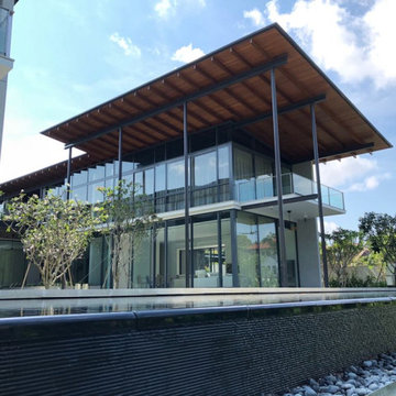 Teak Ceiling Rafters