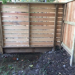 Cottage Wood Fence - Horizontal - Home Fencing And Gates