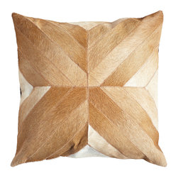 Cowhide Pillow Cover, Cross - Pillowcases And Shams