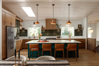 Inspiration for a contemporary kitchen remodel in Other