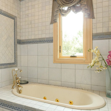 Wood Casement Window in Spectacular Bathroom - Renewal by Andersen NJ / NYC