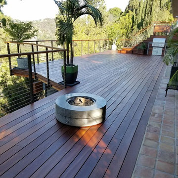Multi-level Deck on Hillside in Mount Olympus
