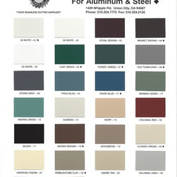 Gutter Colors - Outdoor Products