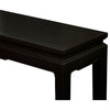 Black Elmwood Zen Style Asian Console Table