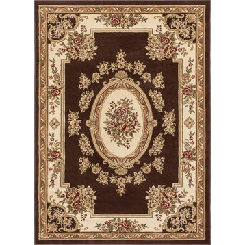 Well Woven Madison Shag Brown Traditional 2'3" x 3'11" Area Rug