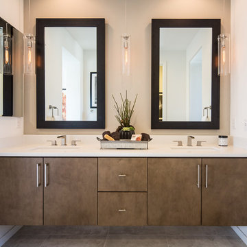 Warmington Residential: Canopy at Esencia - Plan 1 Master Bathroom