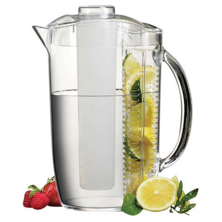 PRODYNE FI4 Acrylic Pitcher Ice N Fruit Infusion Combo Keeps