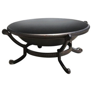 Crosley Ashland Patio Fire Pit Bowl In Black Traditional Fire