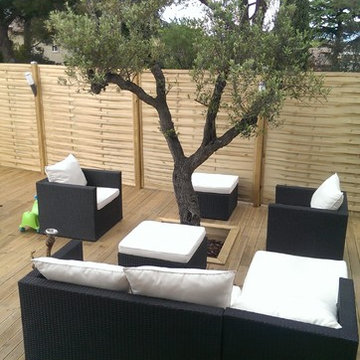 création d’une terrasse en platelage bois