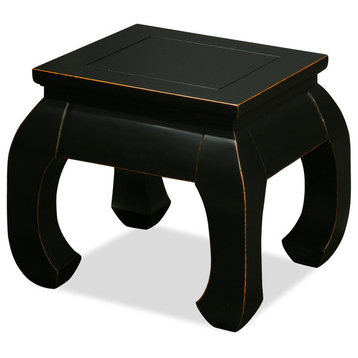 Chow Leg Square Table, Black