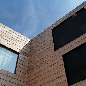 Preisgekröntes Gebäude - ein modernes Holzblockhaus