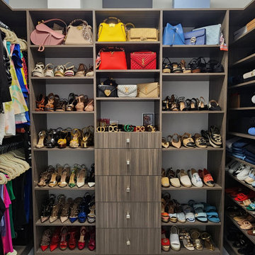 Closet Organizing - Walk-in Closet