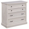 Homestyles Seaside Lodge Wood Chest in Off White