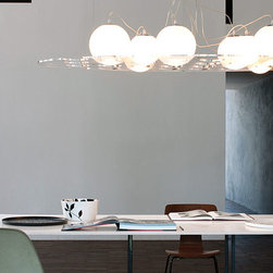 Plateau 476 Pendant Lamp By Oluce Lighting - Pendant Lighting