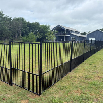 WROUGHT IRON FENCE - POTTSBORO, TX