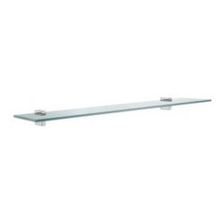 Smedbo AIR Glass Shelf 24" AK347 - Bathroom Accessories