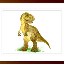 Dino Tales - Framed Wall Art (DINO04) - Kids Wall Decor