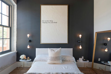Foto de dormitorio minimalista grande