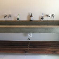 Custom Concrete Sinks - Bathroom Vanities And Sink Consoles