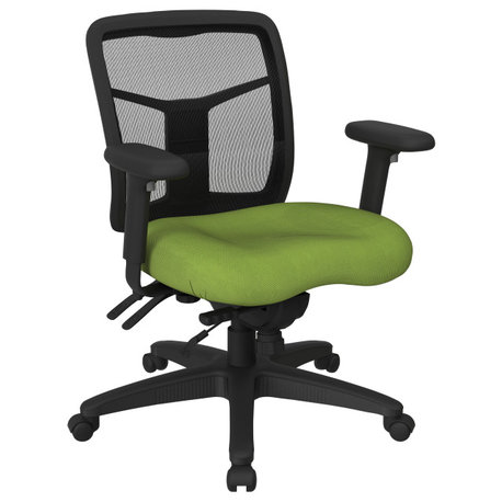 ProGrid Back Mid Back Managers Chair, Fun Colors Green