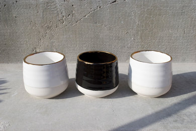 Gold Rimmed Tumblers