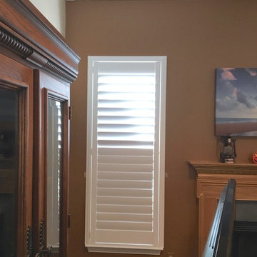 Living Room Plantation Shutters