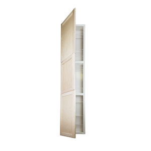 Deville Frameless Recessed 3 Door Pantry Cabinet Transitional