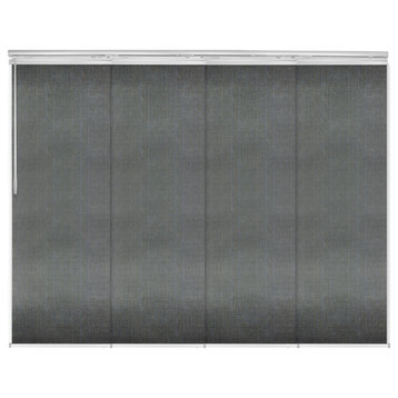 Stormy 4-Panel Track Extendable Vertical Blinds 48-88"W