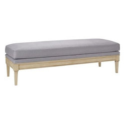 Hickory Chair Ottomans and Benches - Indoor Benches